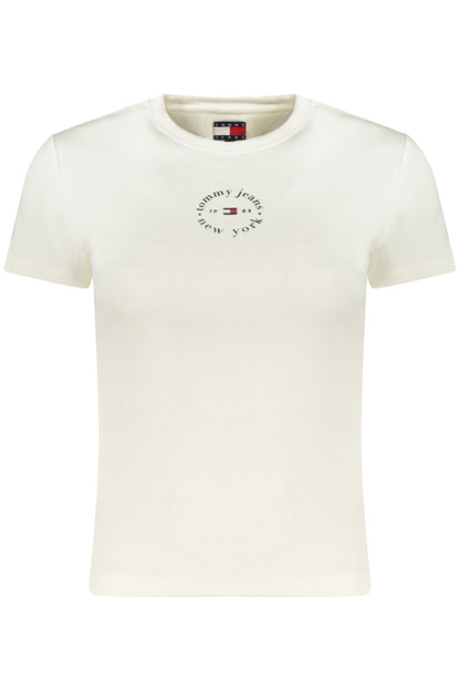 TOMMY HILFIGER WOMEN'S SHORT-SLEEVE T-SHIRT WHITE