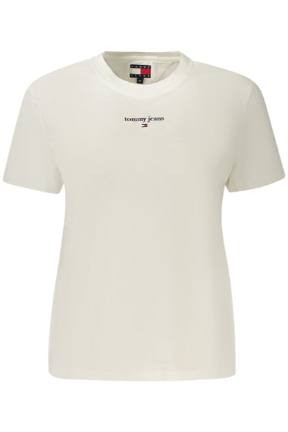 T-shirt blanc à manches courtes Tommy Hilfiger pour femme