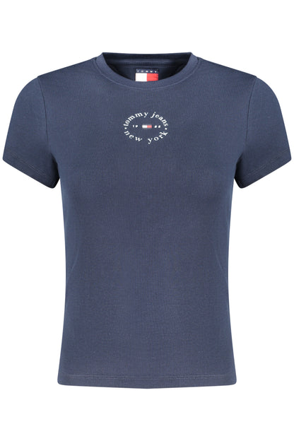TOMMY HILFIGER WOMEN'S SHORT-SLEEVE T-SHIRT, BLUE