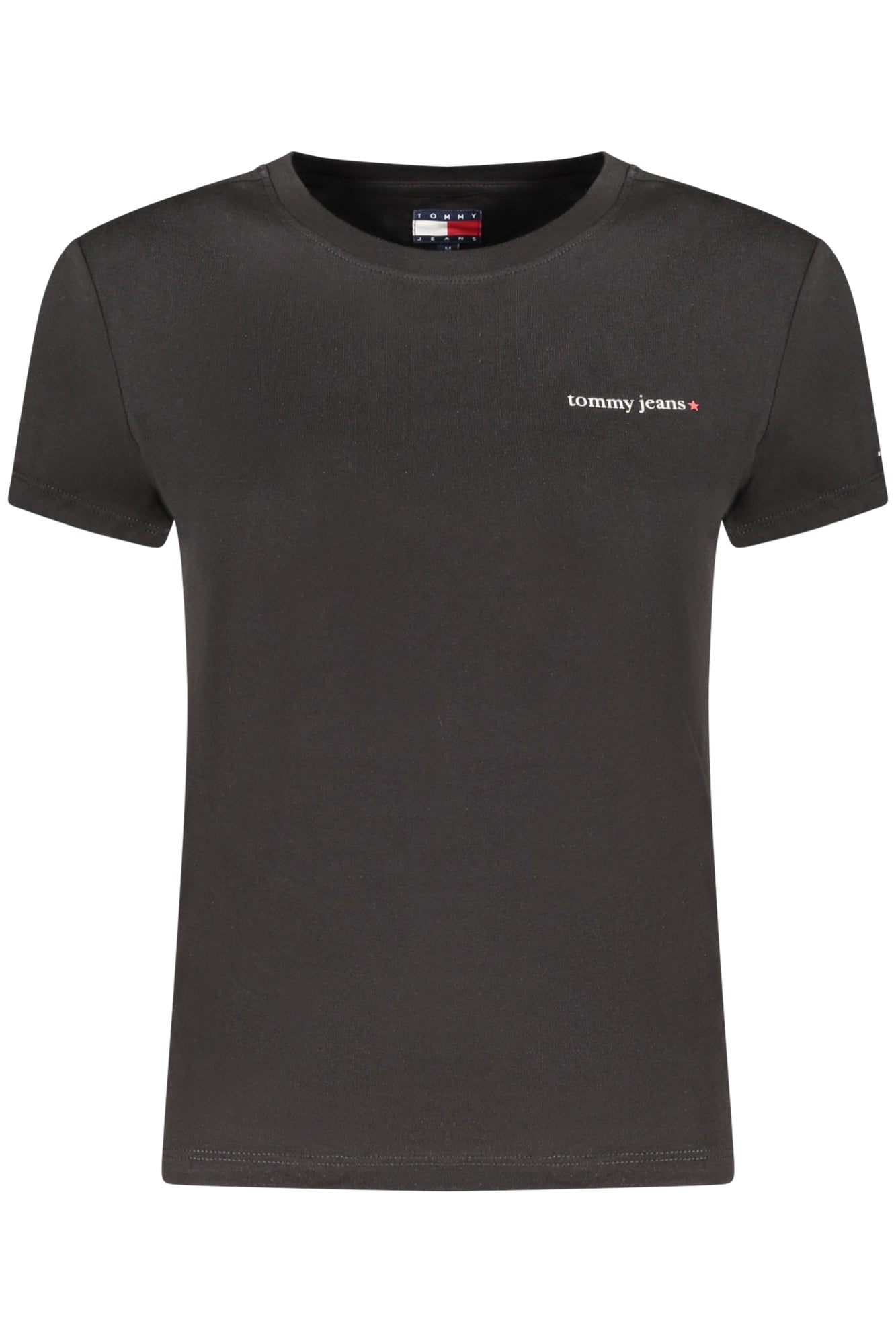 TOMMY HILFIGER WOMEN'S SHORT-SLEEVE T-SHIRT BLACK