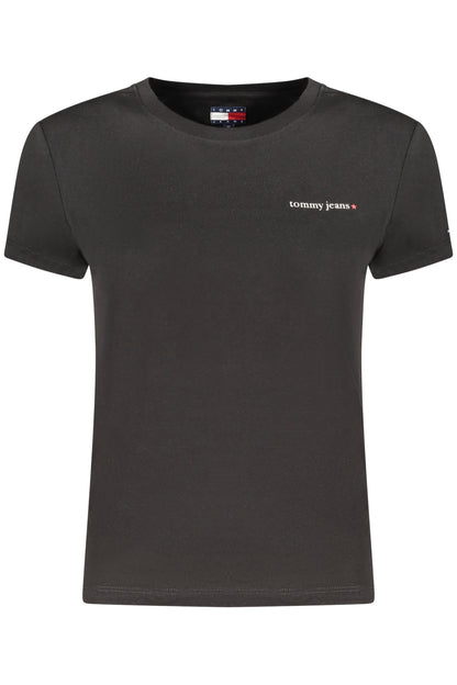 TOMMY HILFIGER WOMEN'S SHORT-SLEEVE T-SHIRT BLACK