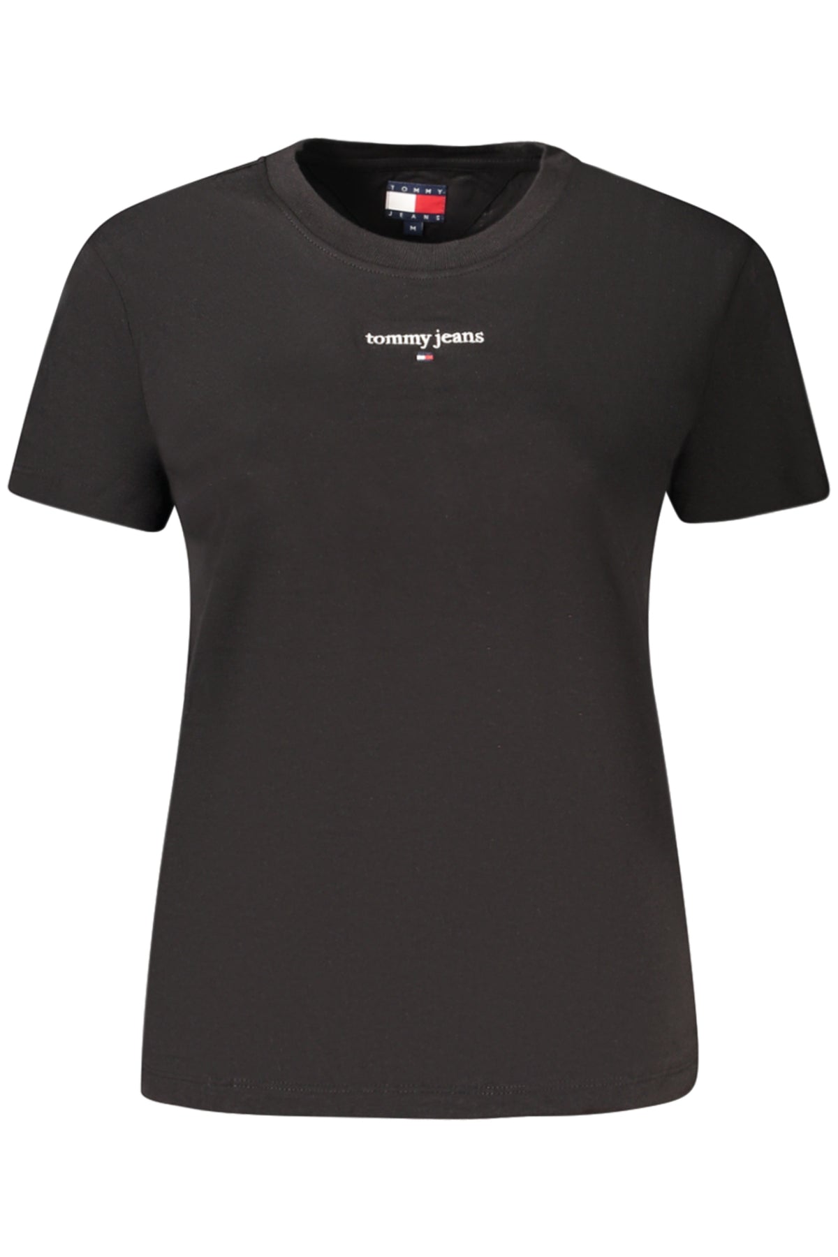 T-shirt noir à manches courtes pour femme Tommy Hilfiger
