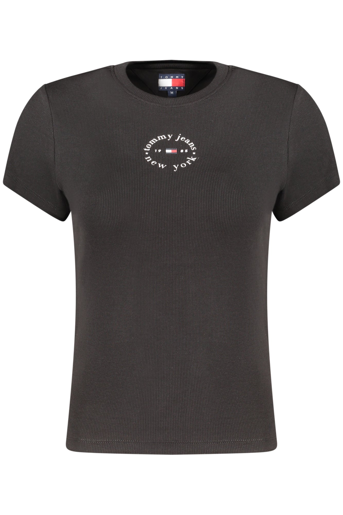 TOMMY HILFIGER WOMEN'S SHORT-SLEEVE T-SHIRT BLACK