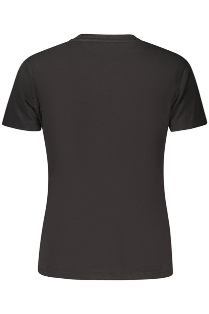 T-shirt noir à manches courtes pour femme Tommy Hilfiger