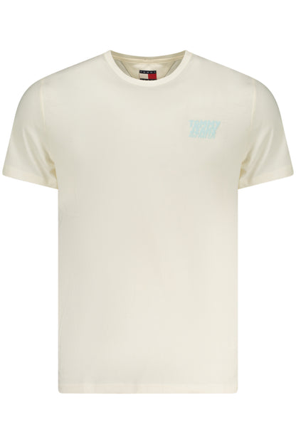TOMMY HILFIGER SHORT SLEEVE T-SHIRT MEN BEIGE