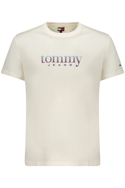 TOMMY HILFIGER MEN'S SHORT-SLEEVE T-SHIRT WHITE