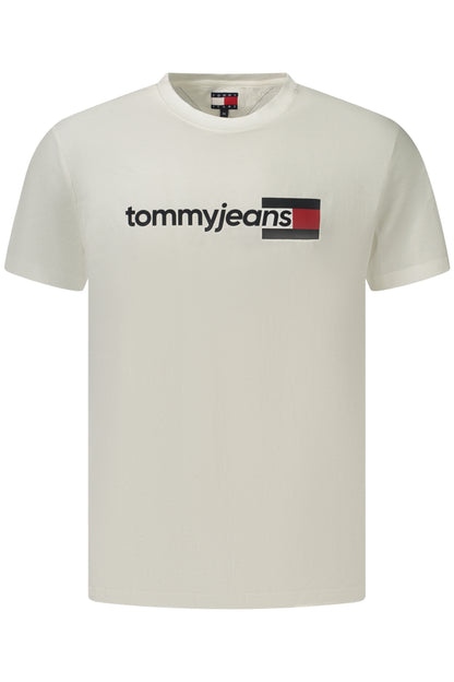 TOMMY HILFIGER MEN'S SHORT-SLEEVE T-SHIRT WHITE