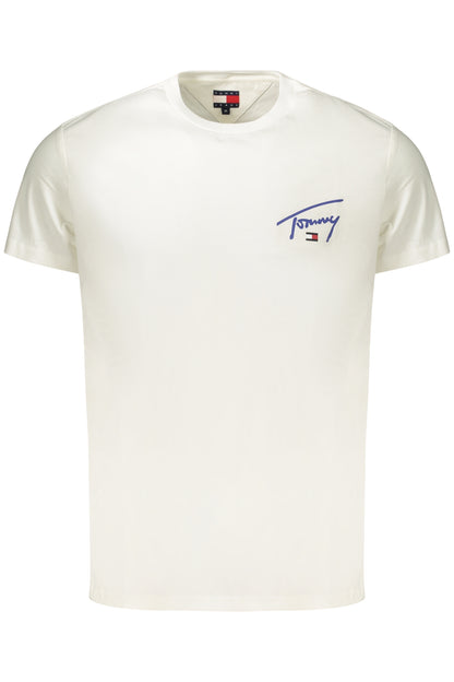 T-shirt blanc à manches courtes Tommy Hilfiger pour homme