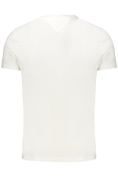 T-shirt blanc à manches courtes Tommy Hilfiger pour homme
