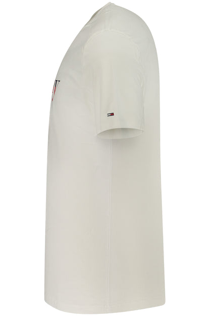 TOMMY HILFIGER MEN'S SHORT-SLEEVE T-SHIRT WHITE