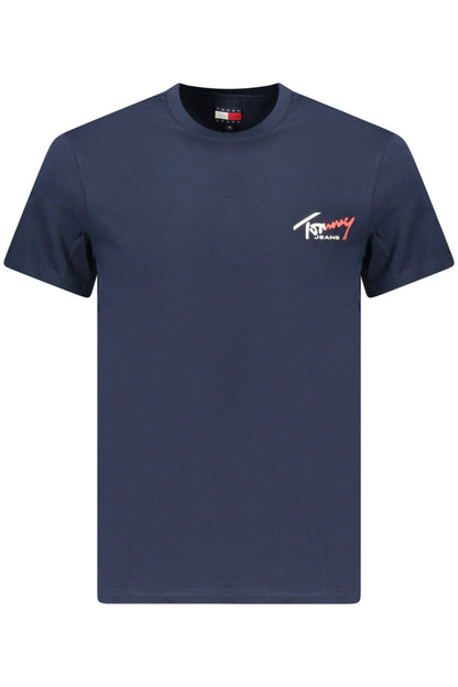 TOMMY HILFIGER MEN'S SHORT-SLEEVE T-SHIRT BLUE