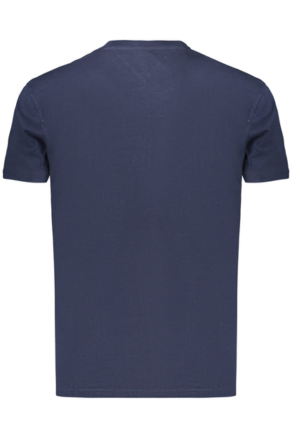 TOMMY HILFIGER MEN'S SHORT-SLEEVE T-SHIRT BLUE