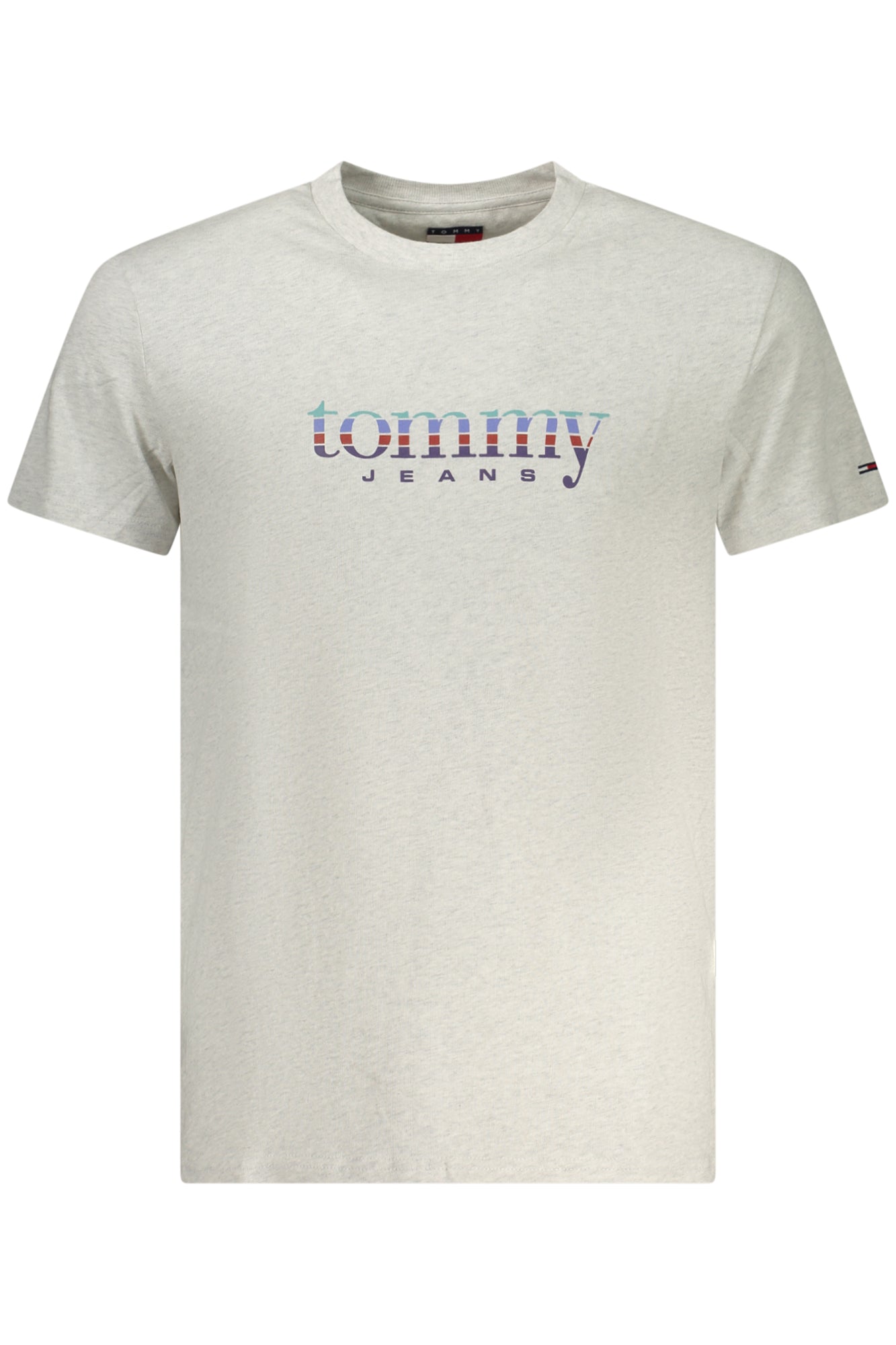 TOMMY HILFIGER MEN'S SHORT-SLEEVE T-SHIRT GREY