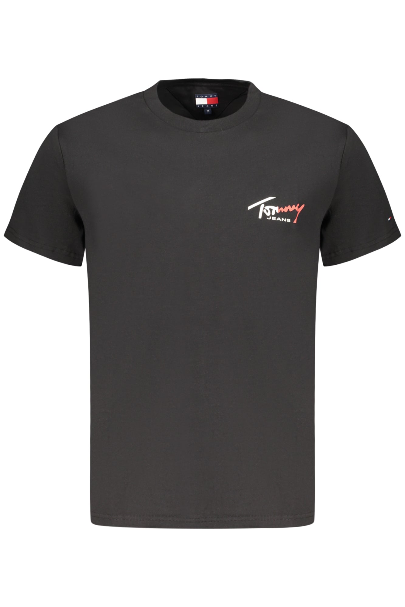 TOMMY HILFIGER MEN'S SHORT-SLEEVE T-SHIRT BLACK