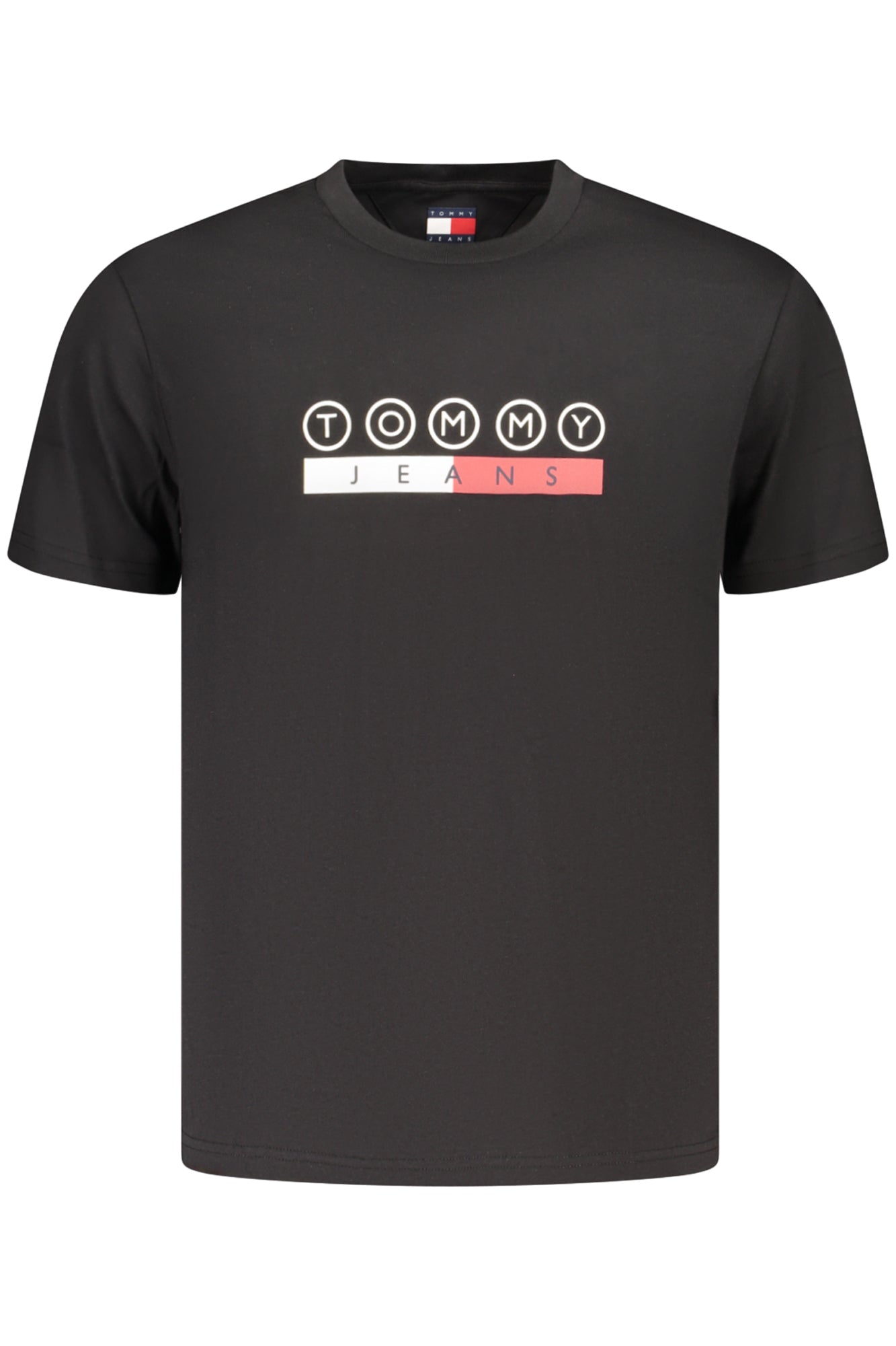 TOMMY HILFIGER MEN'S SHORT-SLEEVE T-SHIRT BLACK