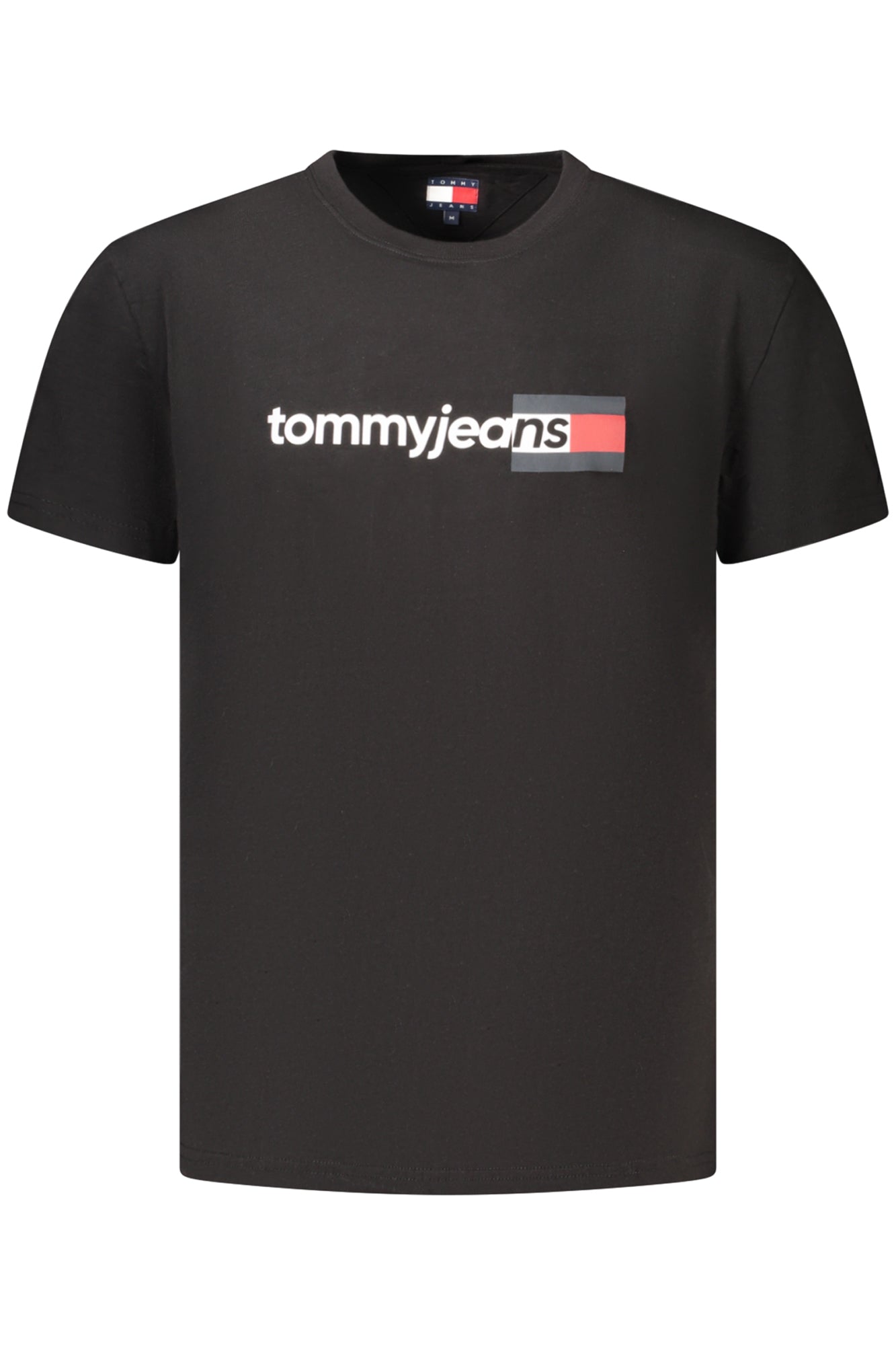 TOMMY HILFIGER MEN'S SHORT-SLEEVE T-SHIRT BLACK