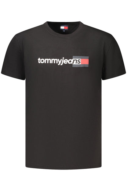 TOMMY HILFIGER MEN'S SHORT-SLEEVE T-SHIRT BLACK