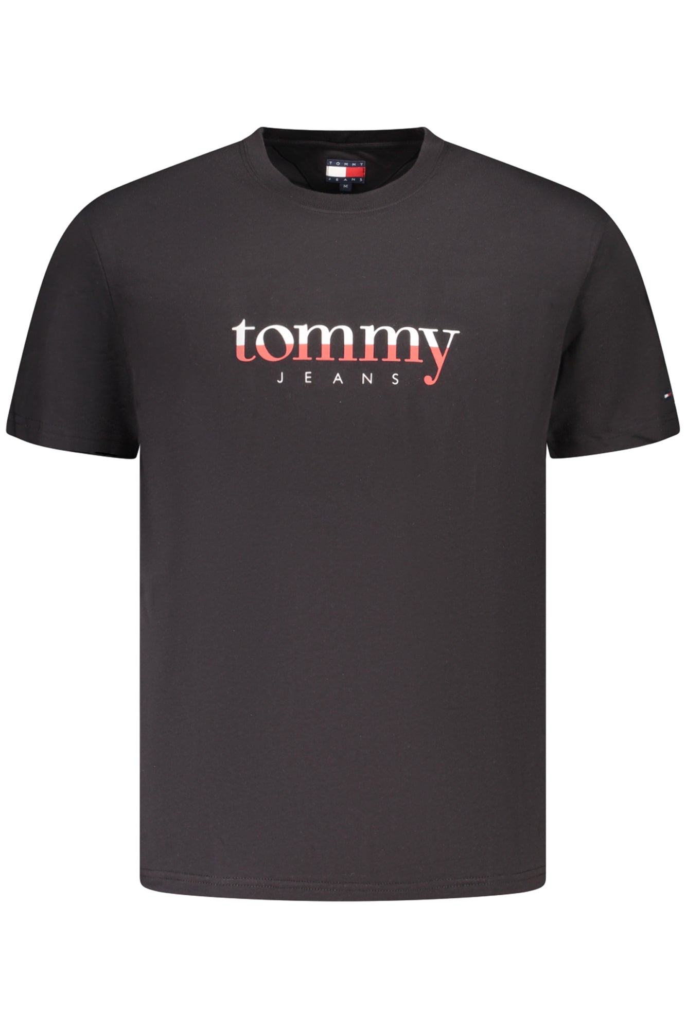 TOMMY HILFIGER MEN'S SHORT-SLEEVE T-SHIRT BLACK