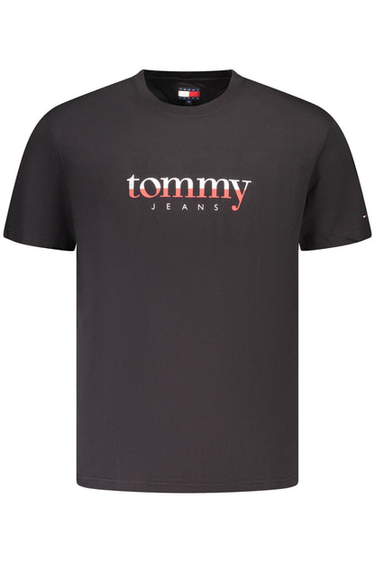 TOMMY HILFIGER MEN'S SHORT-SLEEVE T-SHIRT BLACK