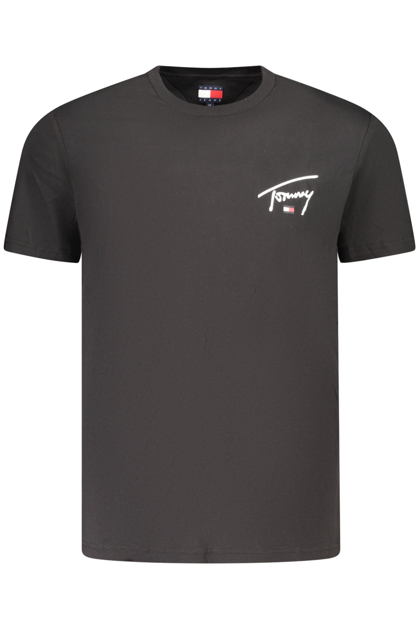TOMMY HILFIGER MEN'S SHORT-SLEEVE T-SHIRT BLACK