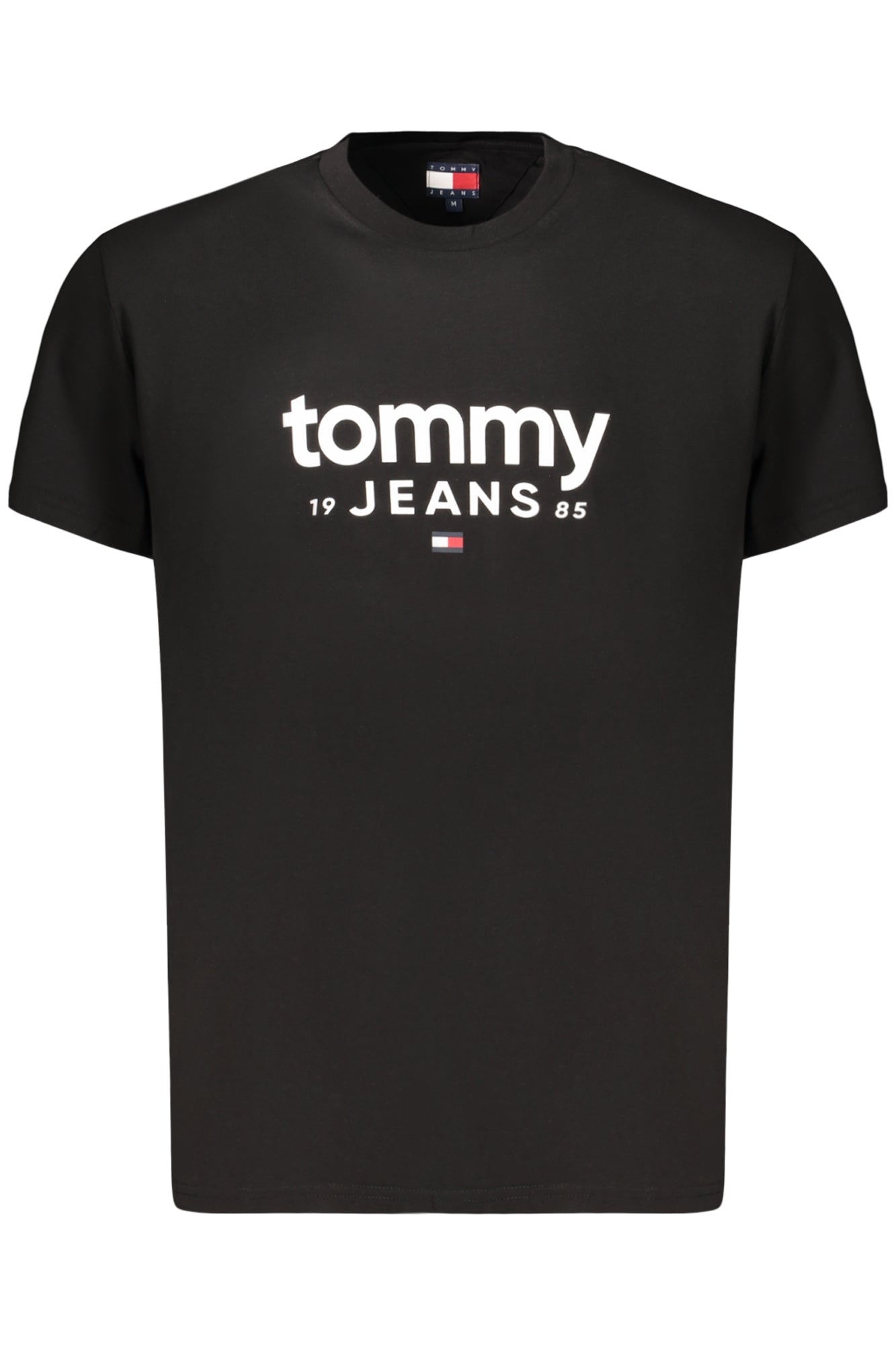 TOMMY HILFIGER MEN'S SHORT-SLEEVE T-SHIRT BLACK