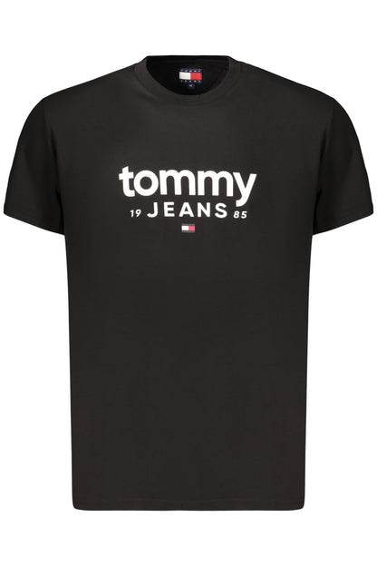TOMMY HILFIGER MEN'S SHORT-SLEEVE T-SHIRT BLACK