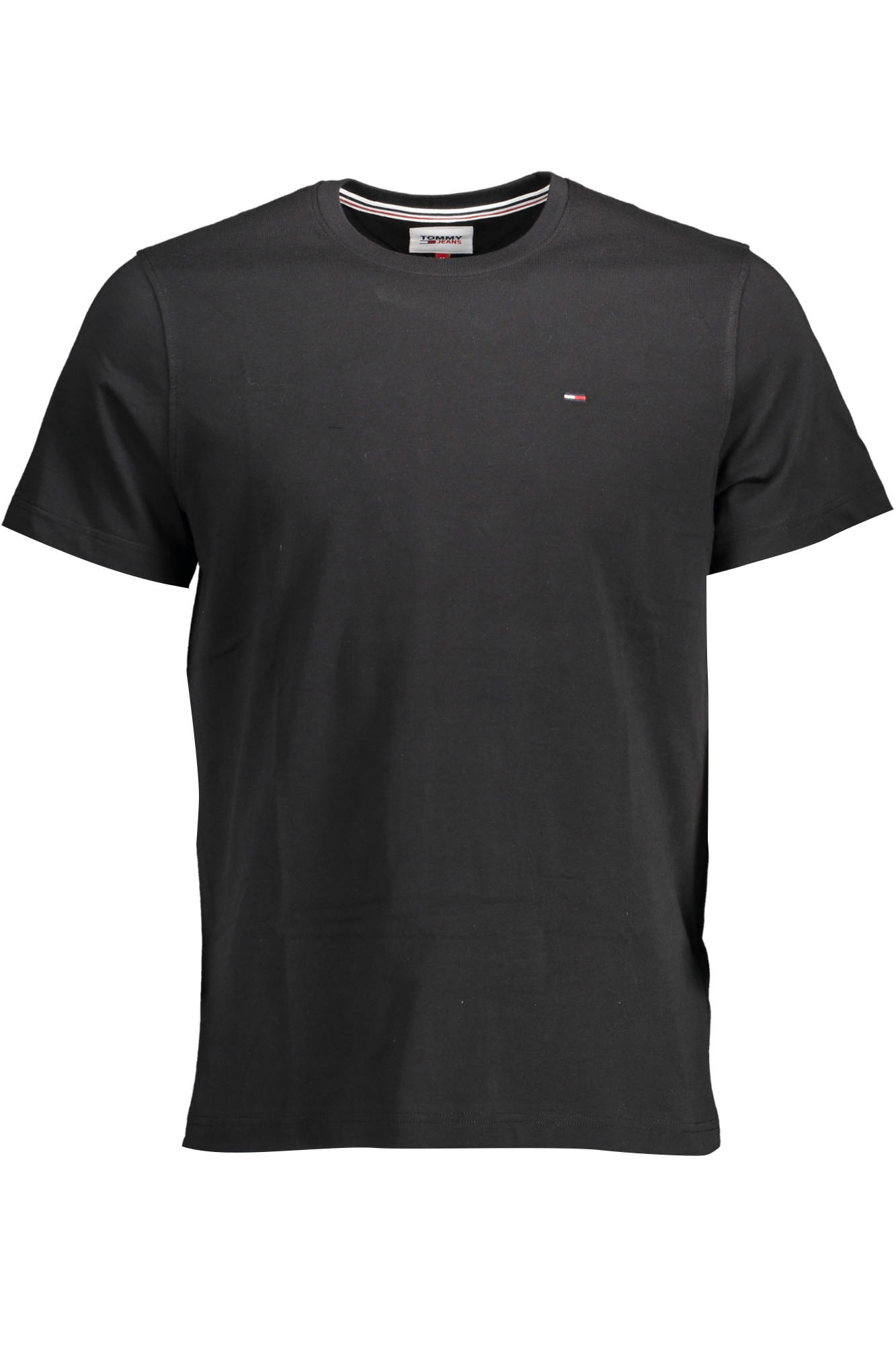 TOMMY HILFIGER SHORT SLEEVE T-SHIRT MEN BLACK