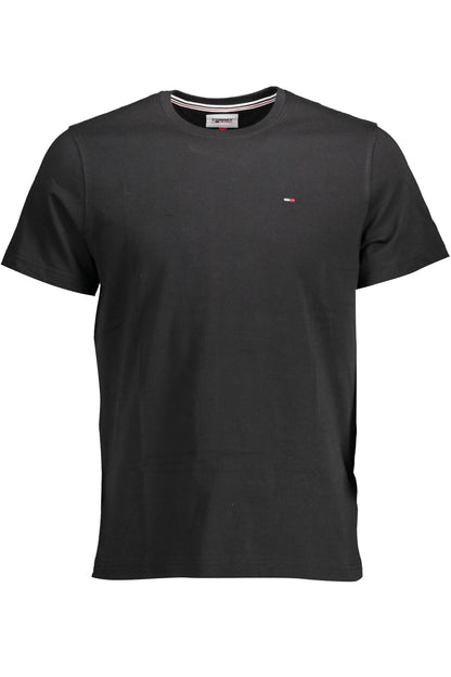 TOMMY HILFIGER SHORT SLEEVE T-SHIRT MEN BLACK