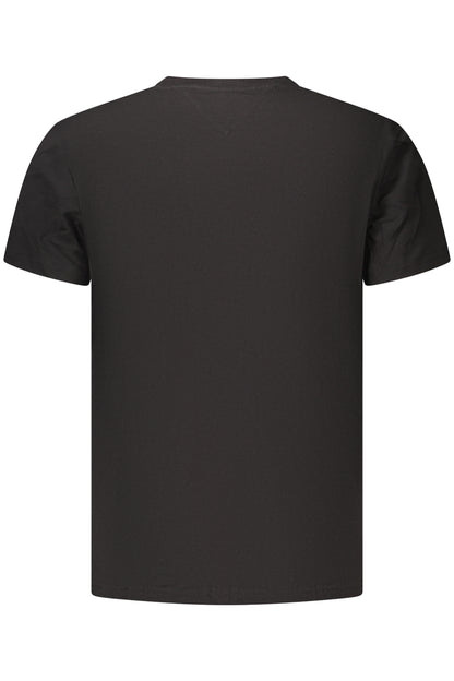 TOMMY HILFIGER MEN'S SHORT-SLEEVE T-SHIRT BLACK