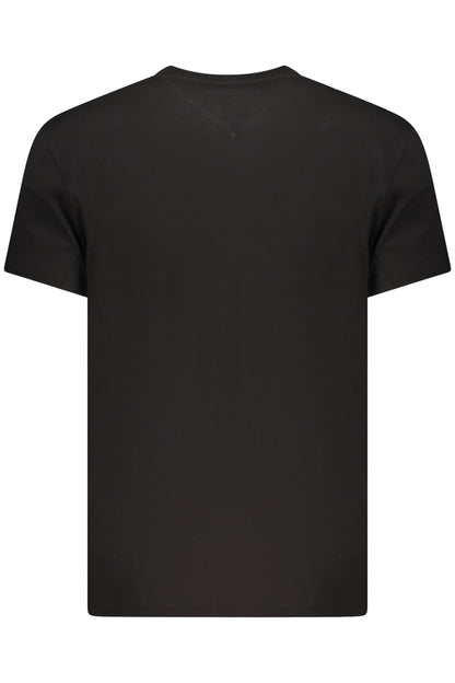 TOMMY HILFIGER MEN'S SHORT-SLEEVE T-SHIRT BLACK