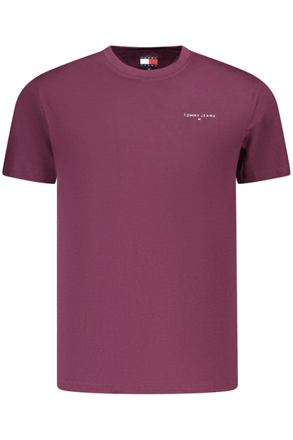 TOMMY HILFIGER MEN'S SHORT-SLEEVE T-SHIRT PURPLE