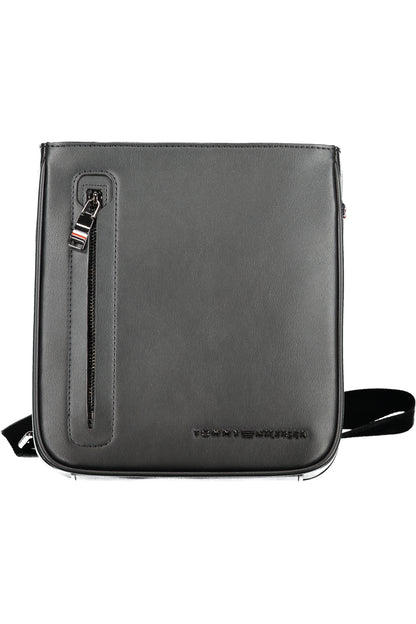 TOMMY HILFIGER MEN'S BLACK SHOULDER BAG