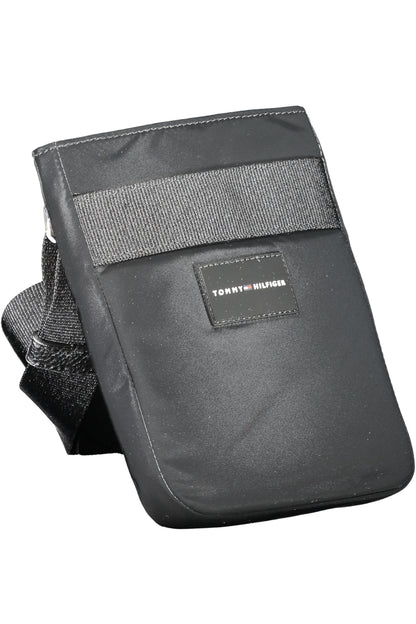 TOMMY HILFIGER MEN'S BLACK SHOULDER BAG