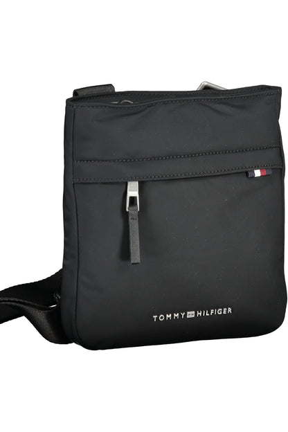TOMMY HILFIGER MEN'S BLACK SHOULDER BAG