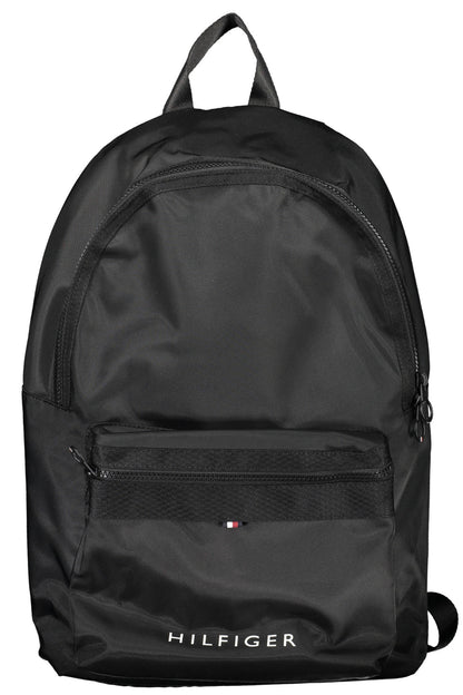 TOMMY HILFIGER MAN BLACK BACKPACK