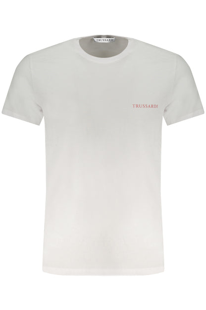 TRUSSARDI SHORT SLEEVED T-SHIRT MEN'S WHITE