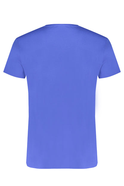 TRUSSARDI MEN'S SHORT SLEEVED T-SHIRT BLUE