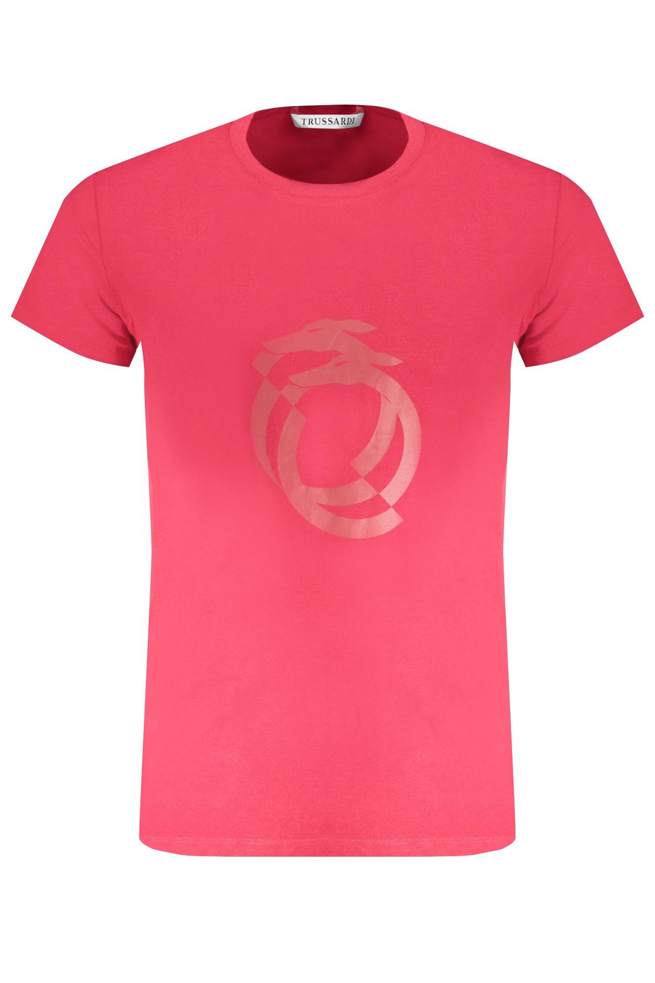 TRUSSARDI MEN'S SHORT SLEEVE T-SHIRT RED