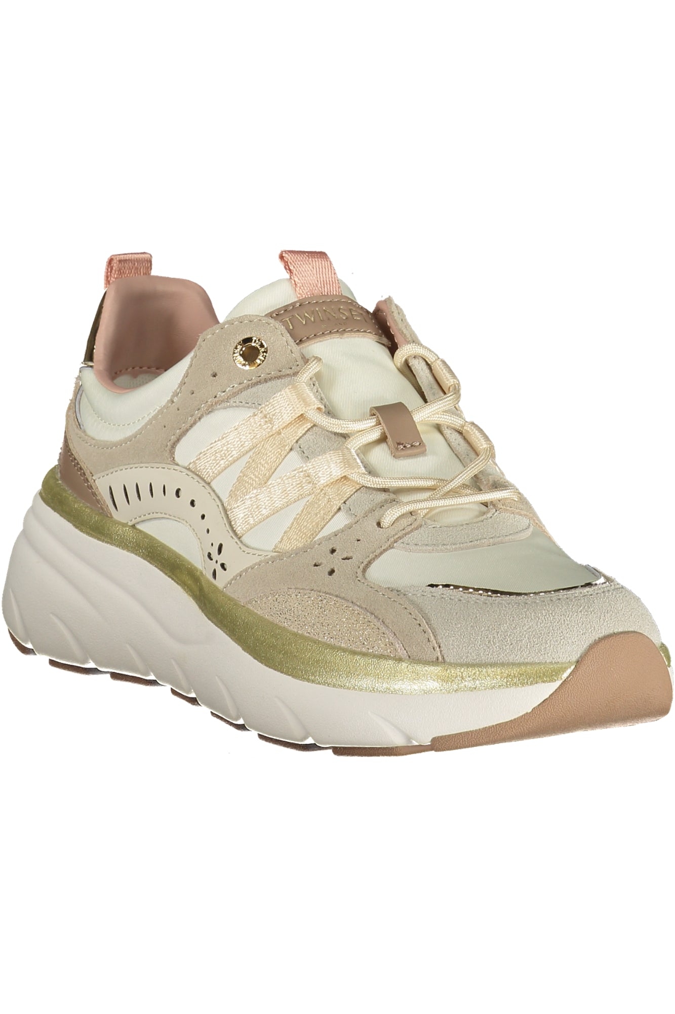 TWINSET WOMEN'S BEIGE SPORTS SHOES