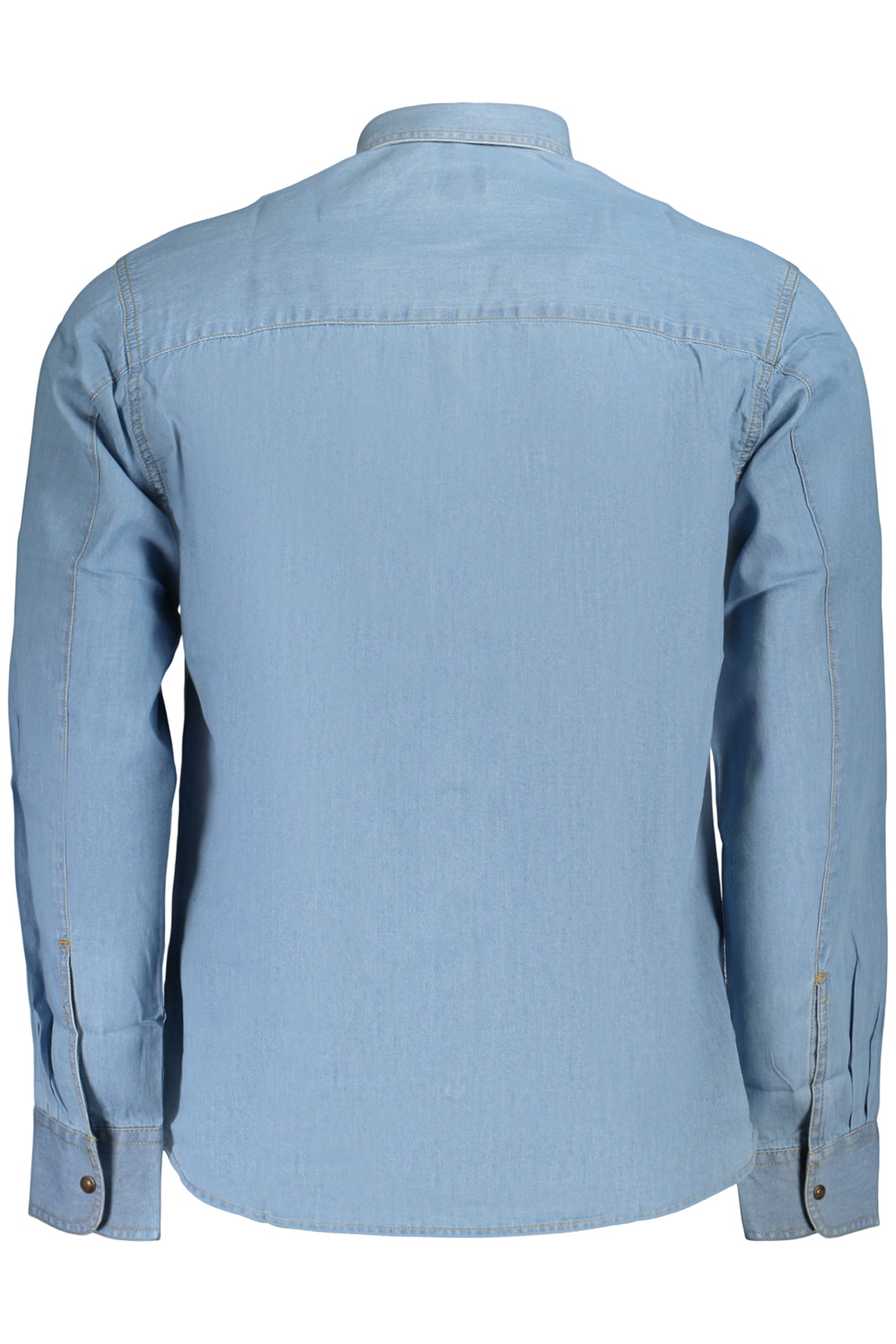 US GRAND MEN'S LONG-SLEEVED SHIRT, BLUE