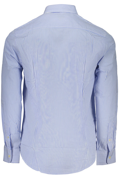 US GRAND MEN'S LONG-SLEEVED SHIRT, BLUE