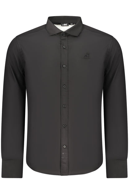 US GRAND MEN'S BLACK LONG-SLEEVED SHIRT