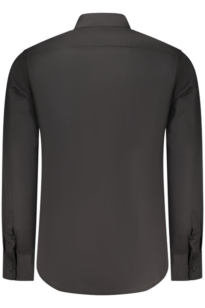 US GRAND MEN'S BLACK LONG-SLEEVED SHIRT