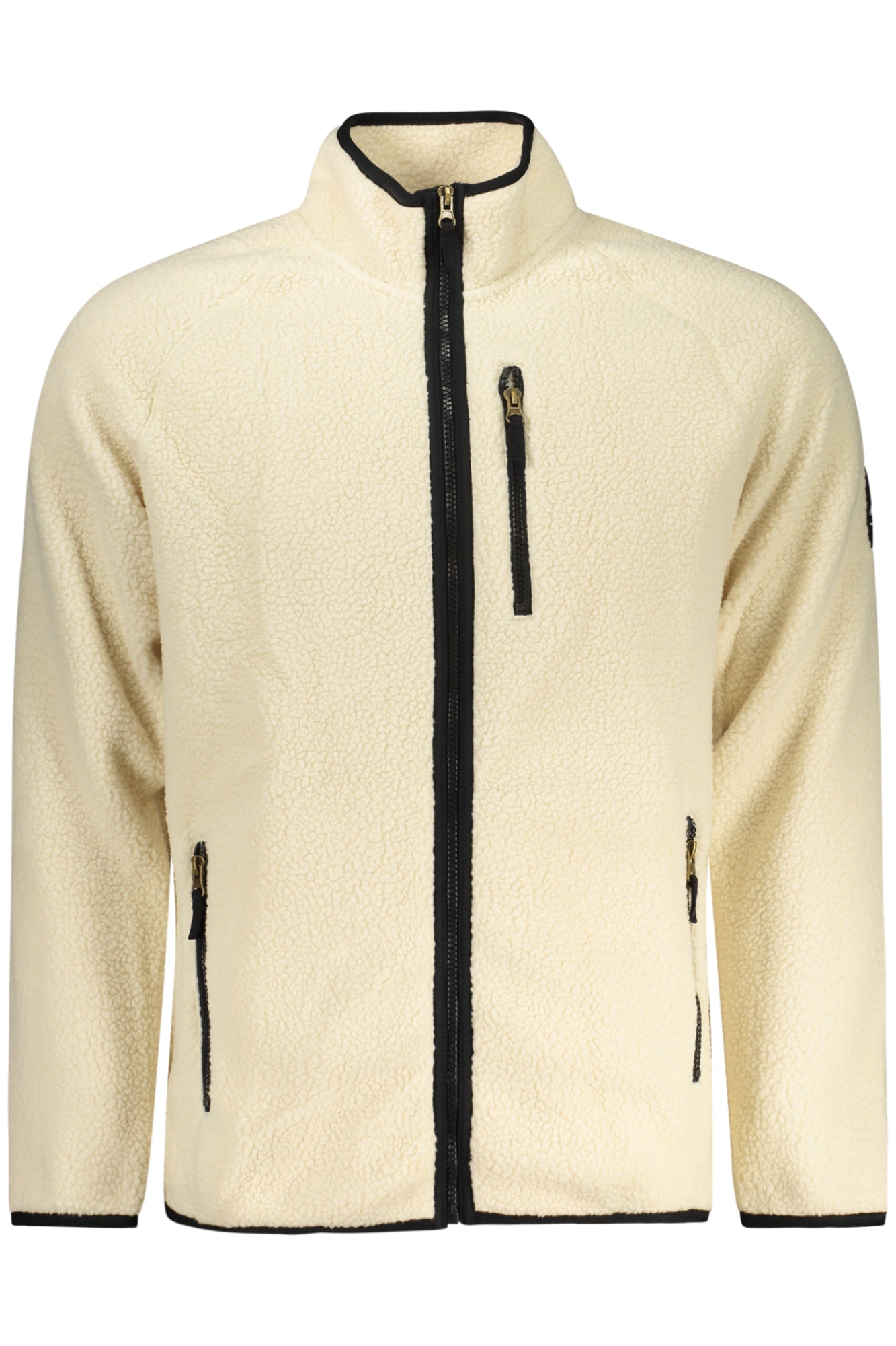 US GRAND MEN'S WHITE ZIP-UP SWEATSHIRT
