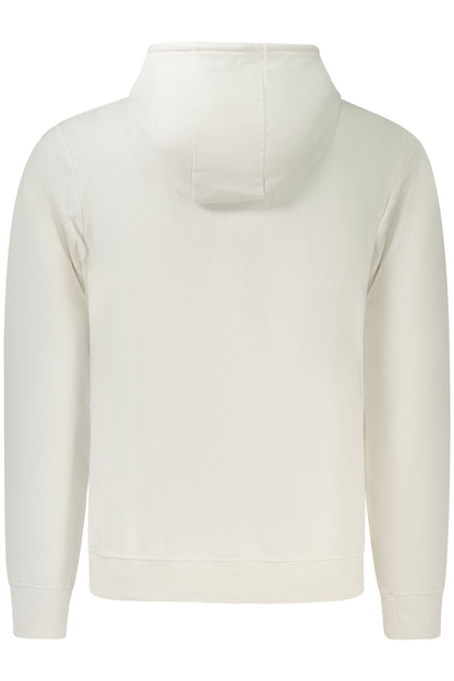 US GRAND MEN'S WHITE ZIP-UP SWEATSHIRT