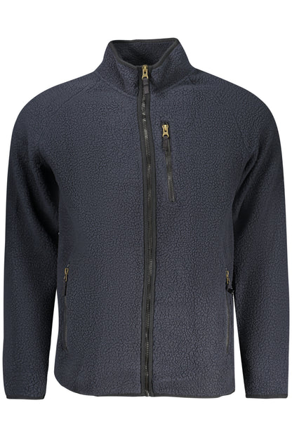 US GRAND MEN'S BLUE ZIP-UP SWEATSHIRT