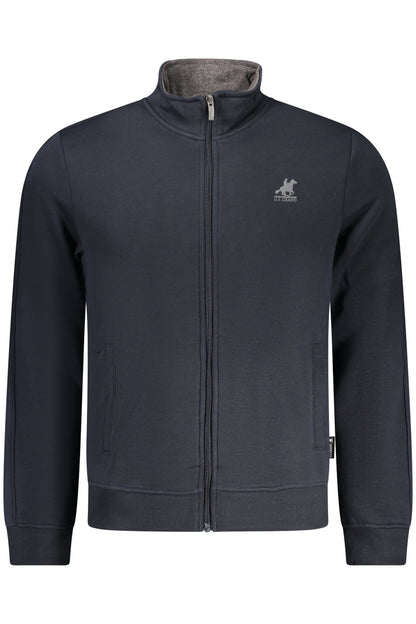 US GRAND MEN'S BLUE ZIP-UP SWEATSHIRT