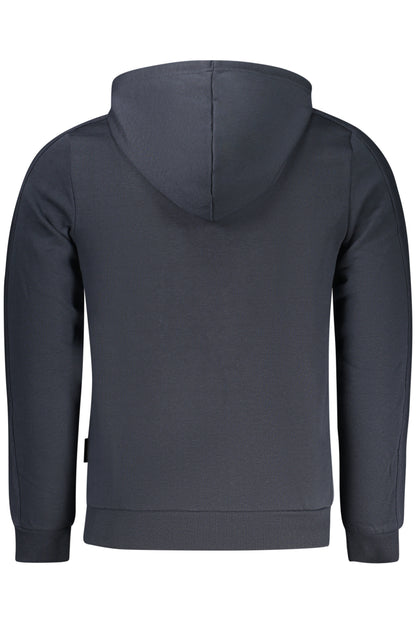 US GRAND MEN'S BLUE ZIP-UP SWEATSHIRT