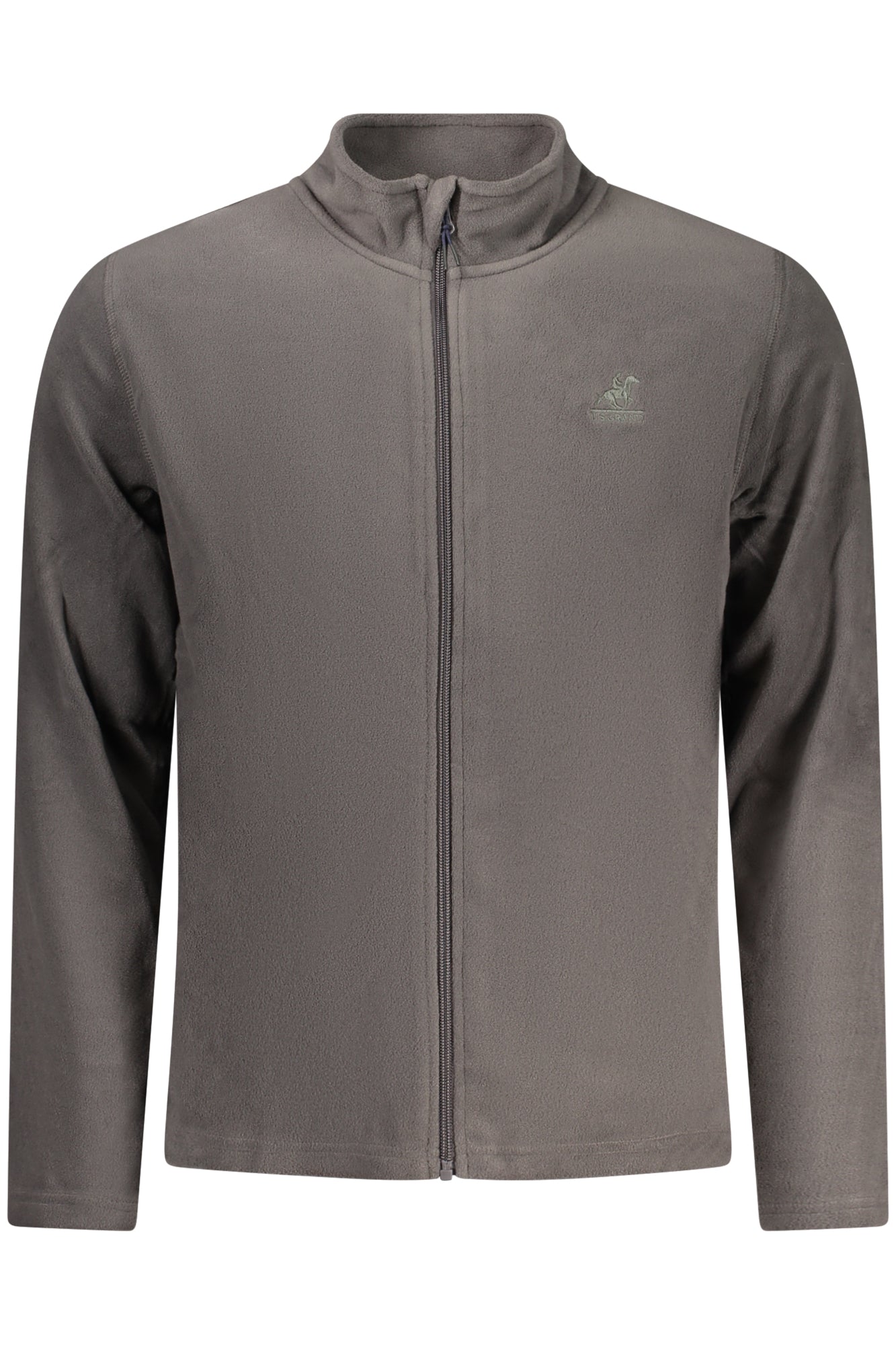 US GRAND MEN'S GRAY ZIP-UP SWEATSHIRT