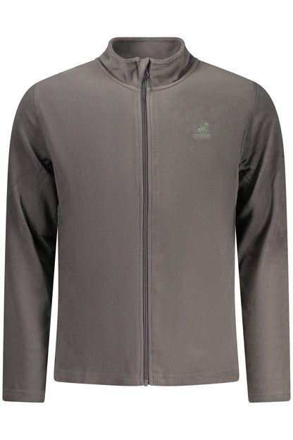 US GRAND MEN'S GRAY ZIP-UP SWEATSHIRT